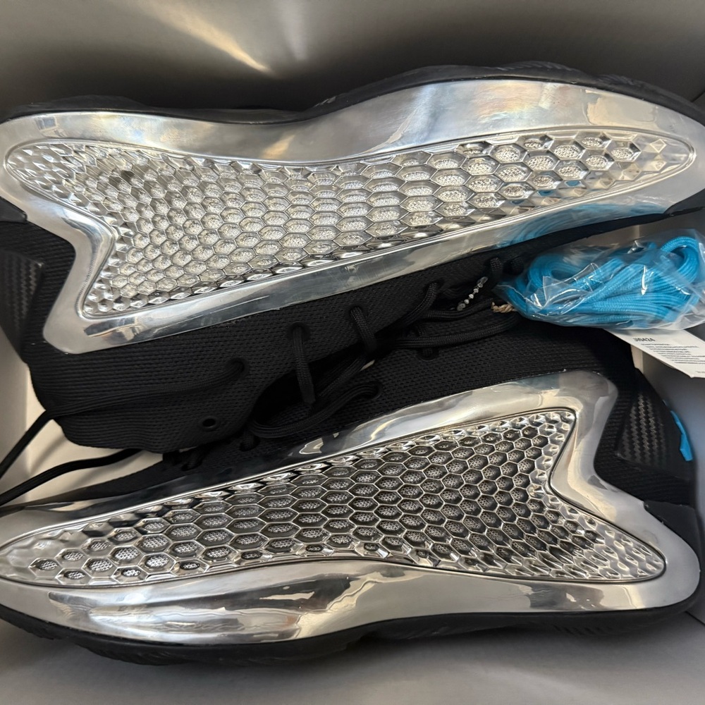 adidas Black and Silver Sneakers